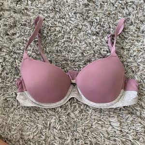 Pink bra